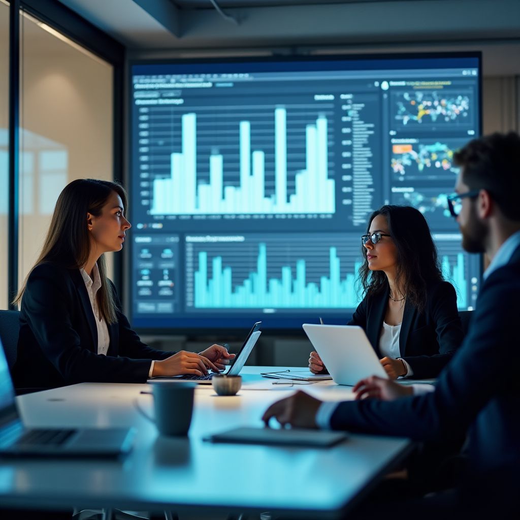 Equipo realizando investigación